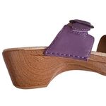 Dansko EUC  Leather Two Strap Sandals Purple Size 9 Photo 3