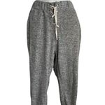 Lily White  Knit Gray Heather Drawstring Joggers M Photo 10
