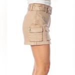 Juicy Couture Belted Cargo Mini Skirt in Nomad Brown Sz 29 NWT $98R Photo 1