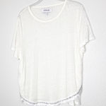 Derek Lam  10 Crosby White Chain Tshirt Medium Photo 0