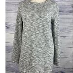 J Crew Mercantile Tunic Sweatshirt Women S Heather Gray Long Sleeve Cotton Blend Photo 1