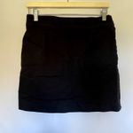 Croft & Barrow the effortless stretch skort black skirt women's 4 reg cotton Photo 4