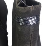 Beverly Feldman suede ankle boots green snake rhinestones Size 9 Stiletto Photo 6