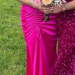 Windsor Pink Long Prom Dress Photo 3