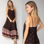 Natural Life  Bohemian Jamie V-Neck Ruffle Wide Leg Jumpsuit Mocha Tulip Medium Photo 11