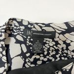 INC 100% Silk Ruffle Mini Skirt Black White Size 0 Fairy Romantic Y2K Flirty Photo 2