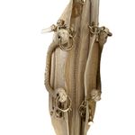 Elaine Turner  Woven Cream Leather & Raffia Shoulder Bag Photo 10