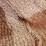 Free People  Cowl Neck Long Sleeve Ribbed Knit Sweater Beige Pullover Size Small Photo 6