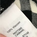 Madewell COURIER BLACK WHITE CHECK BUFFALO PLAID FLANNEL SHIRTDRESS XS Photo 8