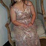 Formal Dress Pink Size L Photo 2