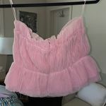 Endless Rose Strapless Tulle Peplum Top Photo 3