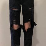 American Eagle Outfitters Ripped Black Jeans Photo 4