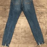 ZARA  blue skinny destroyed jeans Photo 5