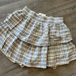 Aerie  ruffle smock plaid skirt ✨ Photo 8