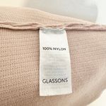 Glassons  Thick Knit Square‎ Neck Cropped Tank Top in Tan Pink Summer Size Large Photo 4