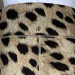 We Wore What  Leopard Biker Short in Tan Photo 4