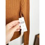 Anthropologie NWT Daily Practice Colorblock Ribbed Cardigan Rust Pink Medium Photo 6