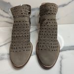 Anthropologie Liendo | Women's Neutral Suede Leather Cut Out Booties Sz 6 Photo 1