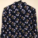 Banana Republic  Women’s Dillon Feather Floral Patterned Button-Up Dress Shirt Photo 7