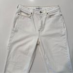 Elizabeth and James  High Rise Vintage White Straight Leg Denim Jeans‎ Size 10 Photo 2