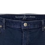 Second Yoga Jeans Dark Wash Bootcut 5 Pocket Stretchy Size 32 Photo 3
