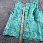 Adrianna Papell  Two-Piece Set Size L Blue Green Sleeveless Shell &‎ Top Shirt Photo 7