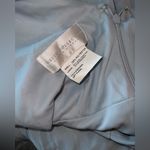 Beautiful New Dessy Collection Vivian Diamond Chiffon Drape Gown! Blue Size 14 Photo 4