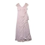 XScape Blush Lace Short Sleeve Embellished Formal Gown | U.S. Woman’s 10 Photo 1
