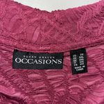 Susan Graver Occasions Size 2X Orchid Purple Textured Mesh Cardigan Jacket Photo 4