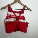 Aerie Red and White Tie-Dye Women's Tank Top Photo 1