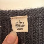 Anthropologie Moth Alpaca Blend Blue Sweater Mini Dress Photo 2