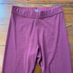 Alo Yoga Ribbed High-Waist 7/8 Blissful Leggings in Cranberry - Sz Small 🧡🎀 Photo 7