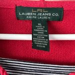 Lauren Ralph Lauren LRL Red Nautical Hoodie Size XL Photo 7