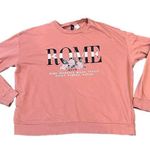 Divided  ROME lightweight sweatshirt pink/peach color size large. Photo 0