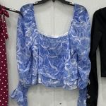 Tart  flowy top blue floral new with tags! ASTR the label Size small Photo 1
