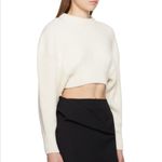 Alexander McQueen NWT Off-White Cocoon Crop Sweater In M Photo 1