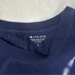 Athleta Sundown Sweatshirt 2.0 Eclipse Blue Tie Dye Size L Gym Active Lounge Photo 5