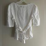 Urban Outfitters New  Women’s White Babydoll Linen Blend Size M Photo 1