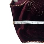 Vintage Women's Act III Burgundy Velvet 70s Style Theater Vest OS Red Size M Photo 7