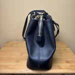 Michael Kors Florence Satchel Black Saffiano Leather Handbag Crossbody Purse Photo 11