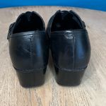 Dansko  Tamara Black Leather Buckle Clogs Slip On Shoes Womens Size 38 US 7.5-8 Photo 2