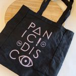 Panic At The Disco 2016 Concert Black Cotton Canvas Graphic Tote Bag Photo 0