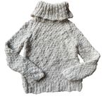 Vivienne Tam Chunky Knit Turtleneck Sweater White Wool Blend Textured Women's Sm Photo 1