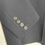 Michael Kors  One Button Blazer Jacket Black Wool Blend Size 10 Photo 3