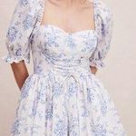 💕SELKIE💕 The Bed & Breakfast Kiera Dress ~ Blue Floral Print XXL Photo 0