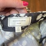 Anthropologie ANTHROPOLOGY moulinette soeurs grey and white cotton and silk mini floral skirt Photo 4