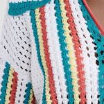 Solid & Striped  The Lola Pullover Crochet Long Sleeved Split Cuffs Photo 4