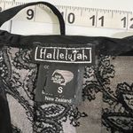 Hallelujah New Zealand Black & White Lace Wrap Skirt Gothic Lolita S Photo 4