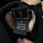 INC Vintage Y2K  Argyle Print Cropped Turtleneck Sweater Size S Photo 3