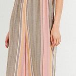 Urban Outfitters  Shapeless Gauzy Striped Multicolor Jumpsuit Photo 0